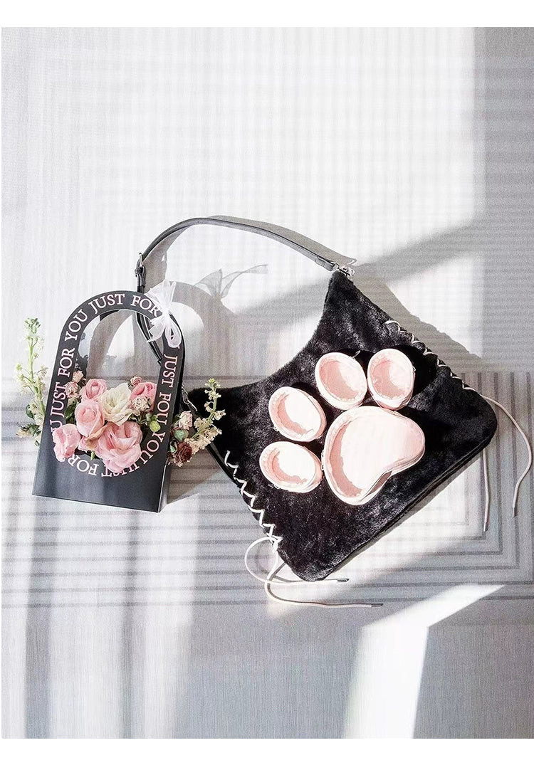 Kawaii Ita Paw Shoulder Bag & Backpack