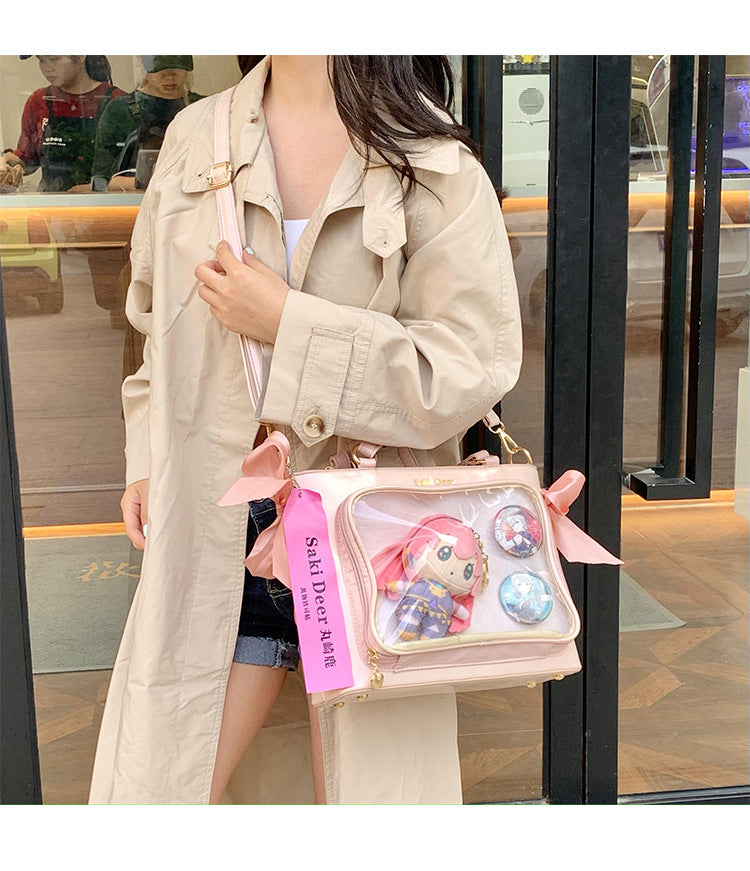 Transparent Kawaii Ita Crossbody Bag