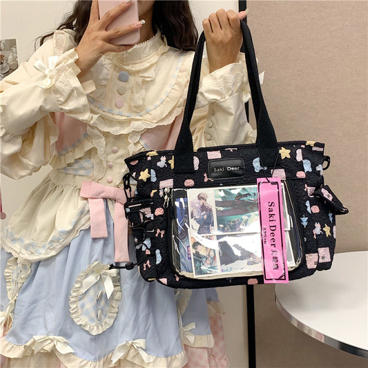 Kawaii Ita Tote Shoulder & Crossbody Window Bag