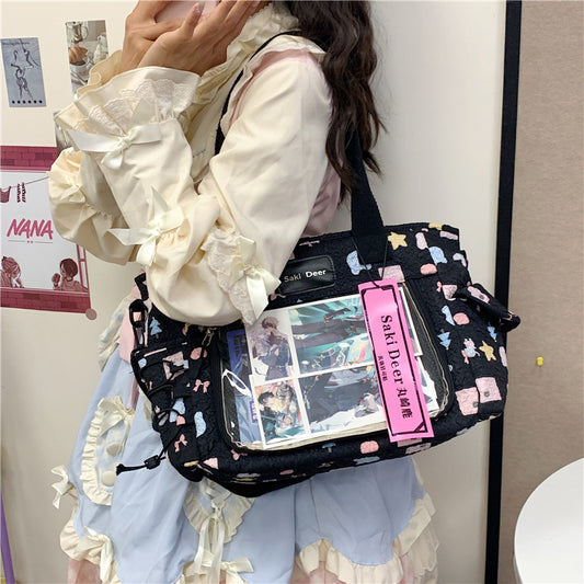 Kawaii Ita Tote Shoulder & Crossbody Window Bag