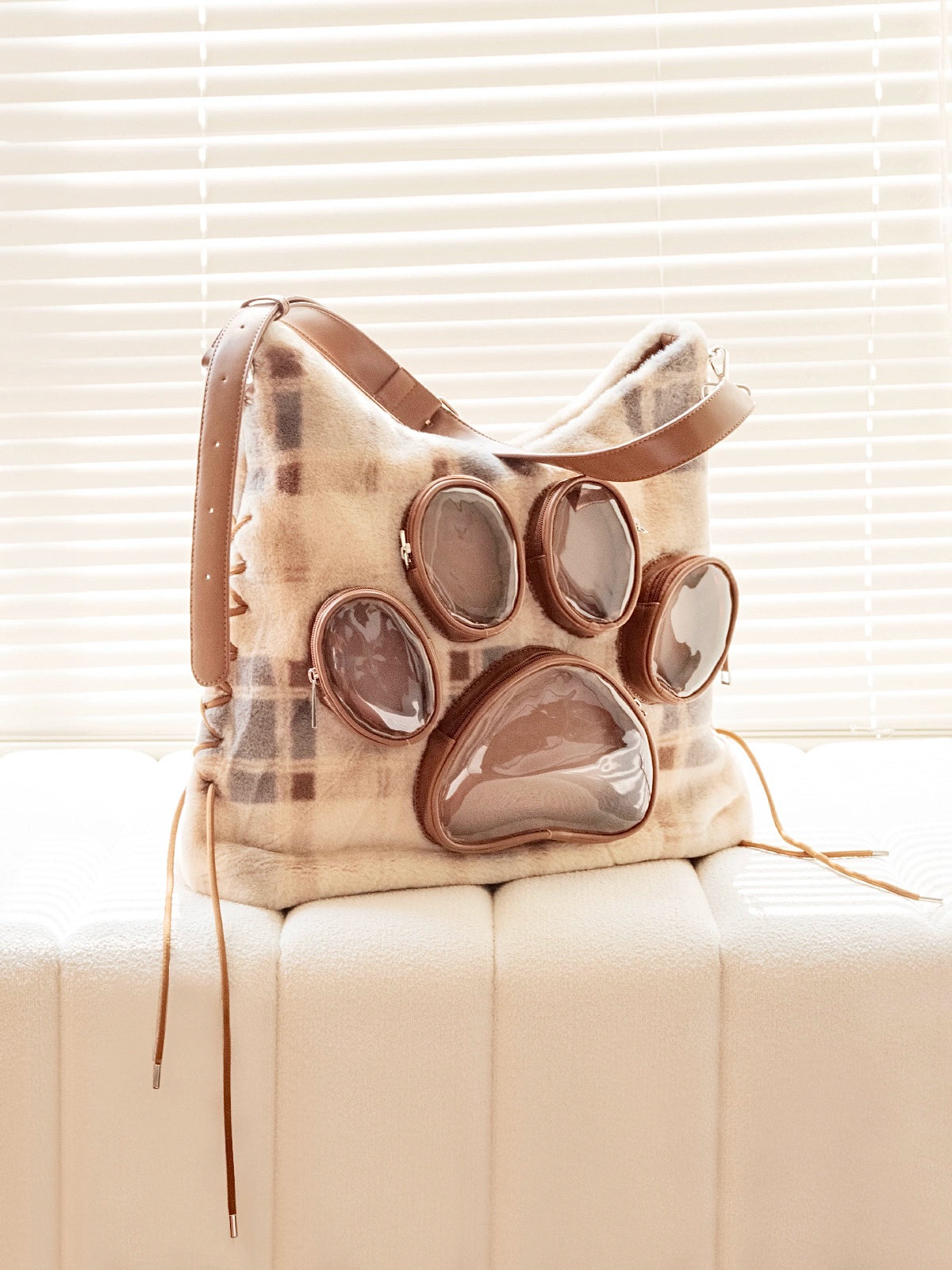 Kawaii Ita Paw Shoulder Bag & Backpack