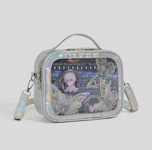 Kawaii Square Crossbody Pin Display Ita Bag