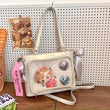 Transparent Kawaii Ita Crossbody Bag